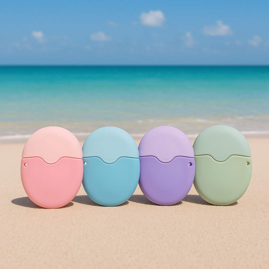 Silicone sunscreen roller applicator